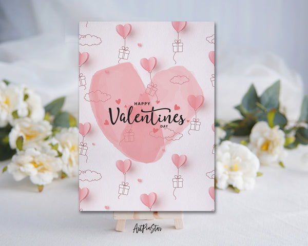 Valentine's Day Heart Customized Greeting Card