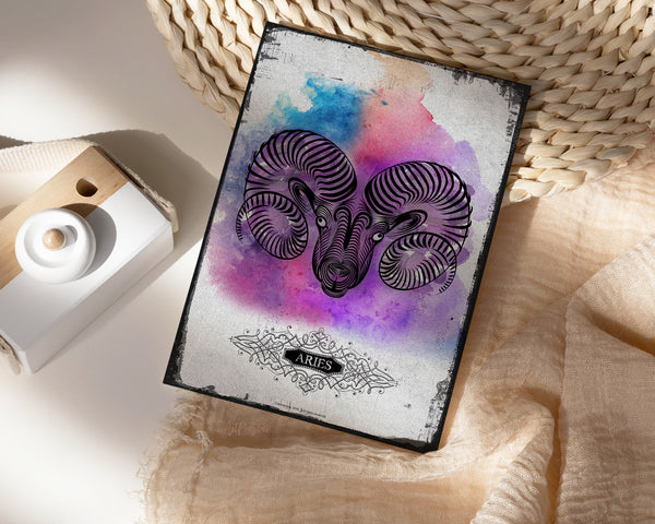 Horoscope Aries Prediction Yearly  Astrology Art Customized Gift Cards