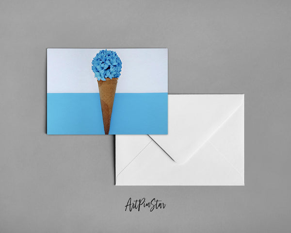 Green Apple Slice in Half Food Customized Gift Cards