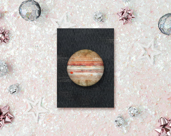 Jupiter Planet Solar System Customizable Greeting Card