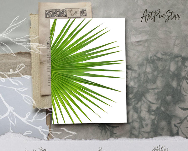 Palm Leaf Botanical Garden Customized Greeting Card