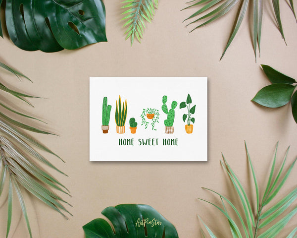 Home Sweet Home Botanical Garden Customized Greeting Card