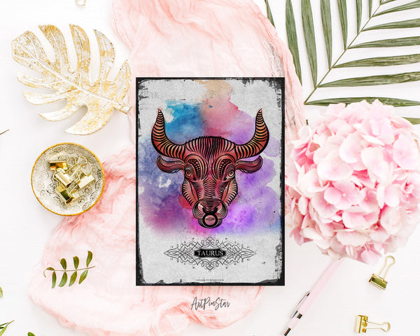 Horoscope Taurus Prediction Yearly  Astrology Art Customized Gift Cards