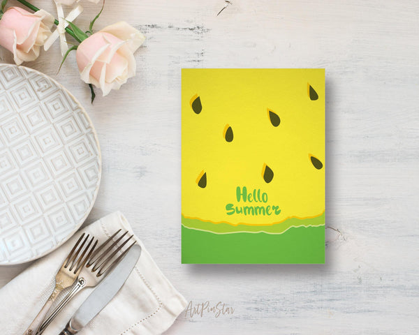 Hello Summer Food Customized Gift Cards