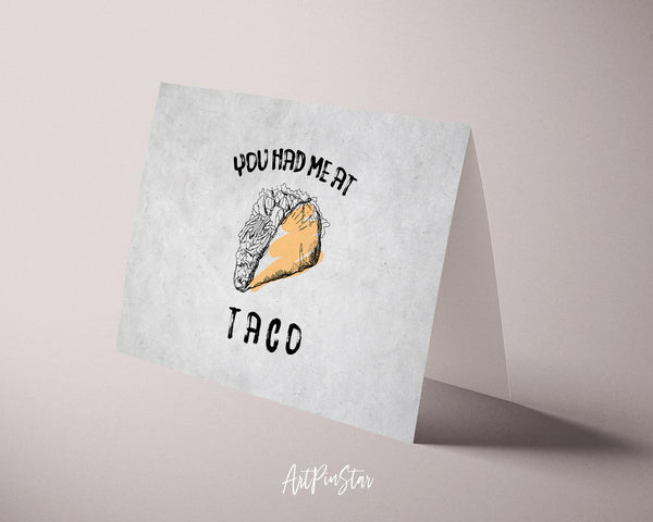 You had me at Hamburger Food Customized Gift Cards