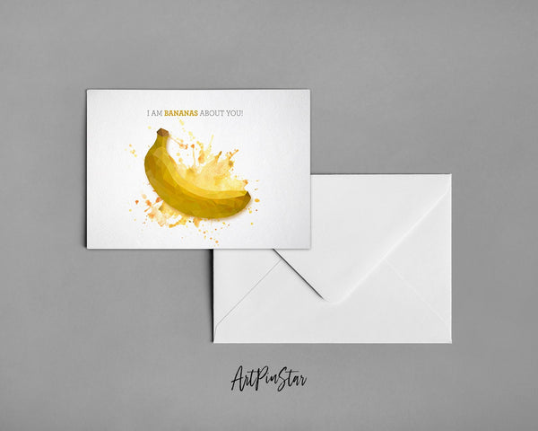 I am bananas about you Food Customized Gift Cards