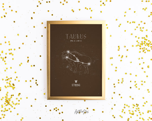 Astrology Taurus Prediction Yearly Horoscope Art Customized Gift Cards