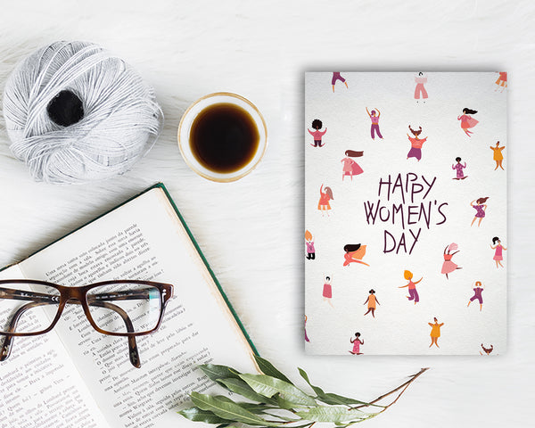 Happy Women's Day Women Empowerment Customizable Greeting Card