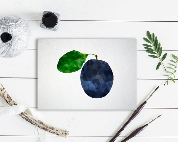 Blueberry Food Customized Gift Cards