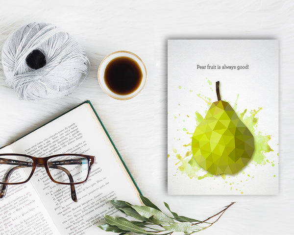 Pear fruite is always good Food Customized Gift Cards