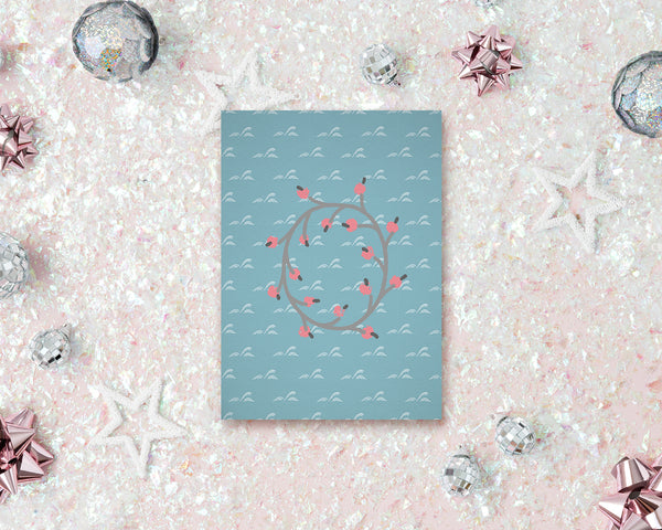 Alphabet Forest Letter O Animal Monogram Note Cards
