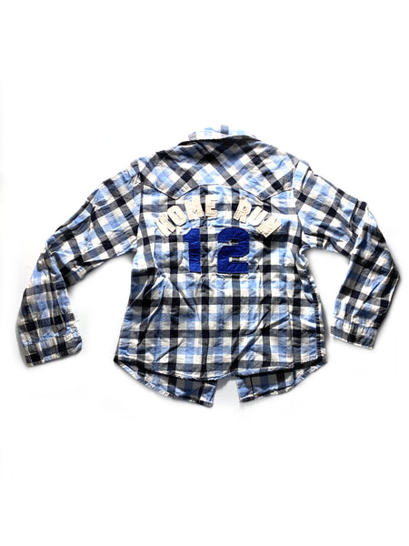 Olivie Plaid Button Down Shirt 5T