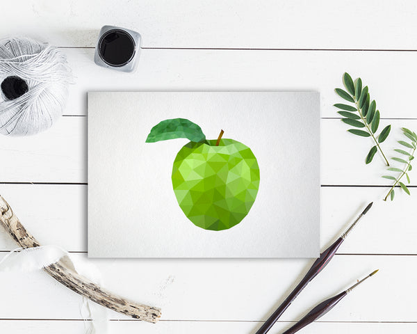 Green Apple Food Customized Gift Cards
