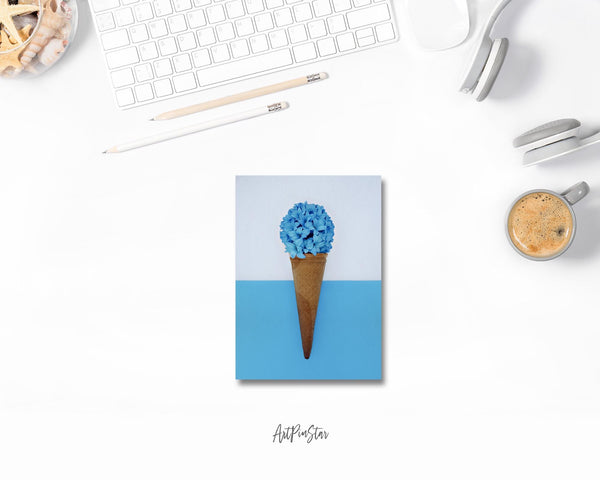 Green Apple Slice in Half Food Customized Gift Cards