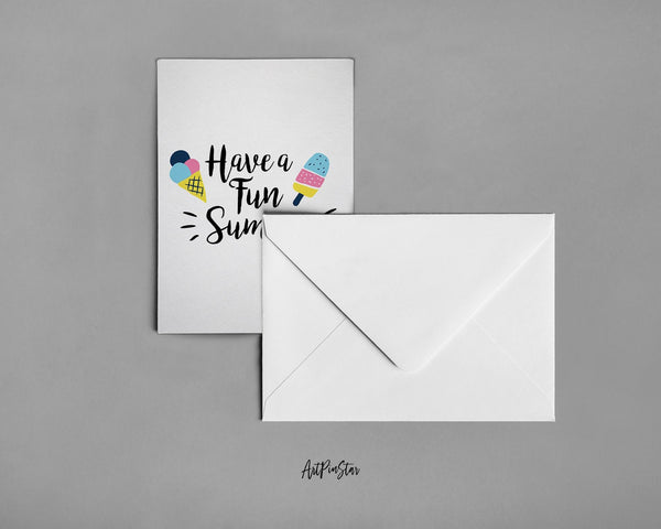 Have a fun summer Food Customized Gift Cards