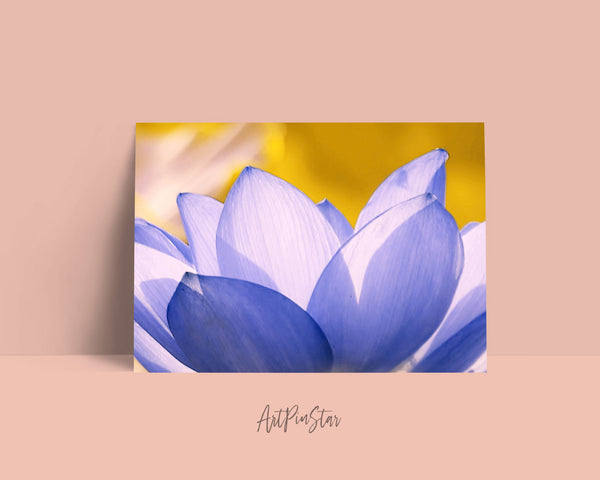 Lotus Flower Photo Art Customized Gift Cards