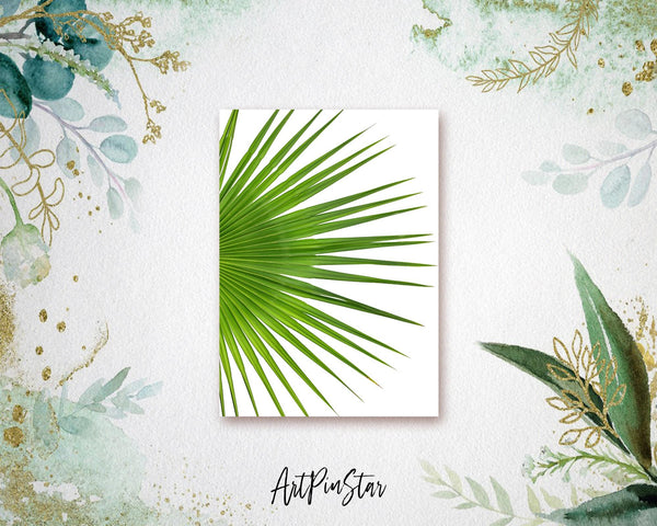 Palm Leaf Botanical Garden Customized Greeting Card