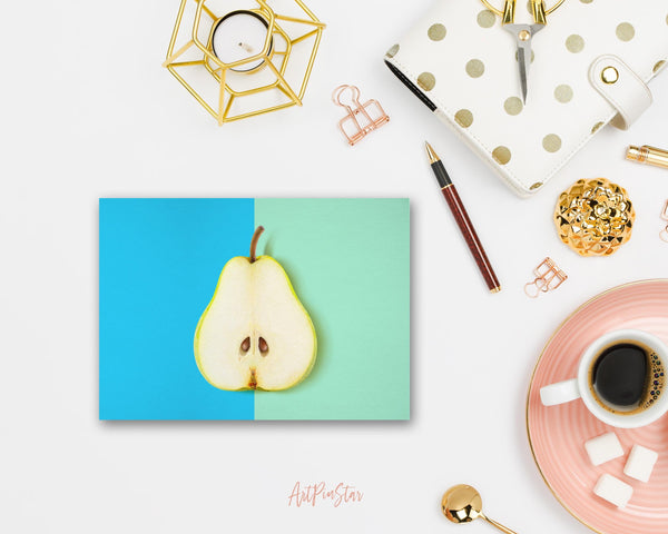 Lime Slice in Half Food Customized Gift Cards