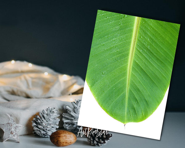 Banana leaf Botanical Garden Customized Greeting Card