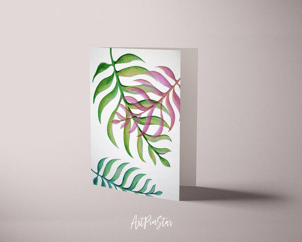 Jungle Element Botanical Garden Customized Greeting Card