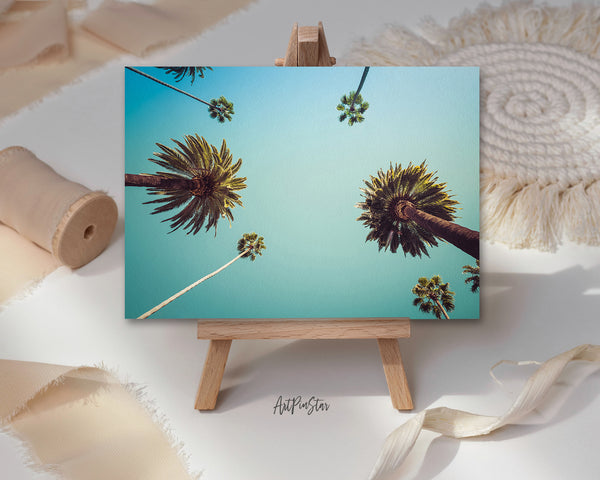 Rodeo Drive Beverly Hills Palm Trees, California Landscape Custom Greeting Cards