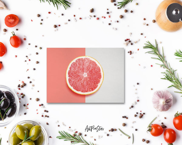Peach Slice in Half Food Customized Gift Cards