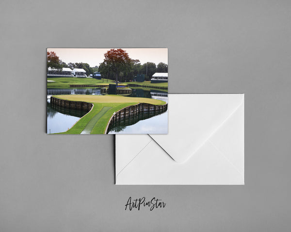 TPC Sawgrass Golf Course in Ponte Vedra Beach, Florida Landscape Custom Greeting Cards