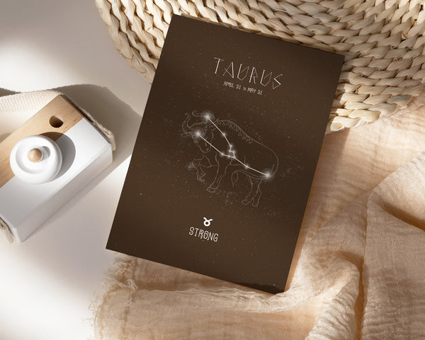 Astrology Taurus Prediction Yearly Horoscope Art Customized Gift Cards