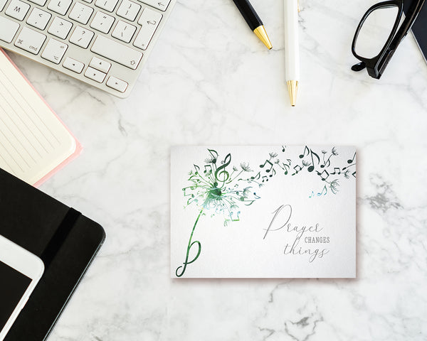 Inspiring Music Quote Letter P Symbol Prayer changes things