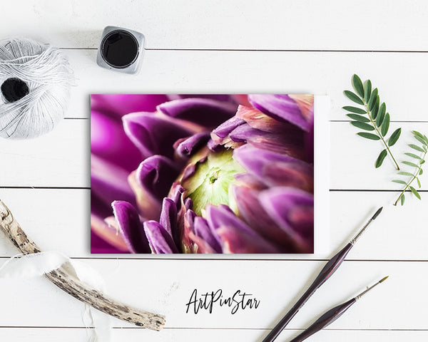 Chrysanthemum Flower Photo Art Customized Gift Cards