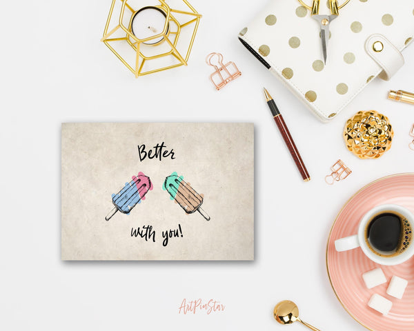 Better with you Food Customized Gift Cards