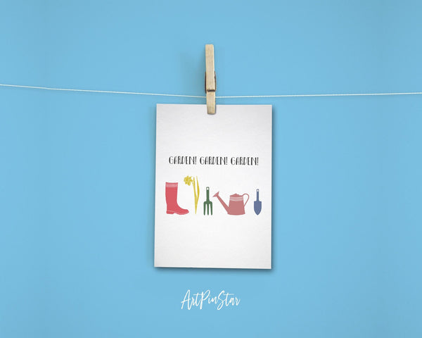Garden Garden Garden Botanical Garden Customized Greeting Card