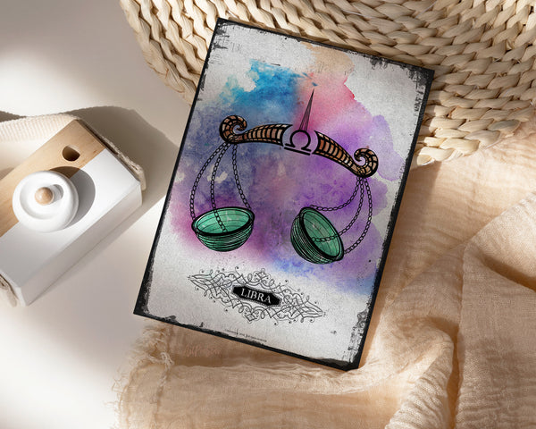 Horoscope Libra Prediction Yearly  Astrology Art Customized Gift Cards
