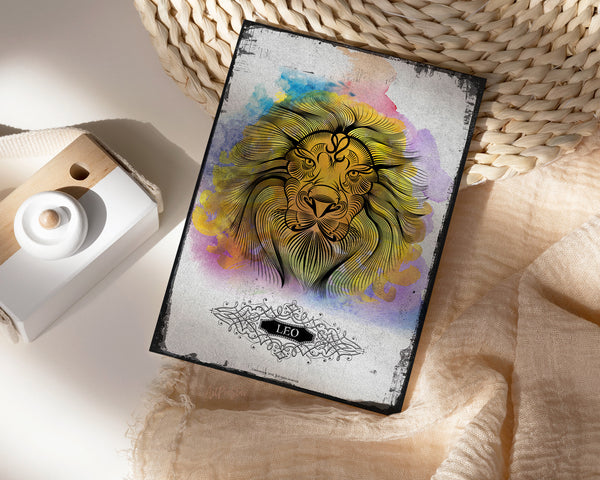 Horoscope Leo Prediction Yearly  Astrology Art Customized Gift Cards