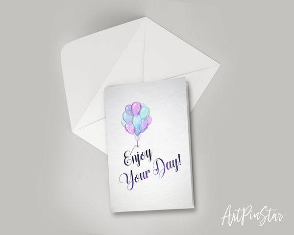 Enjoy your day Bible Verse Customized Greeting Card