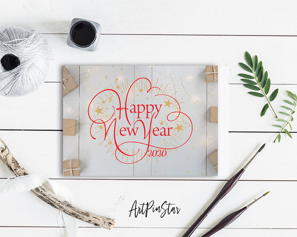 New Year 2020 Happy Customized Greeting Card
