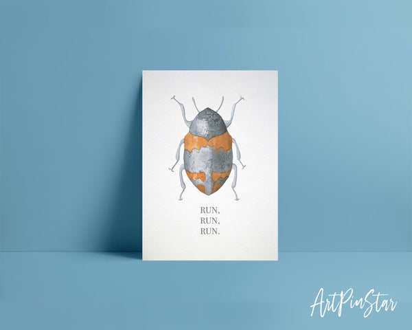 Run Run Run Insect Animal Greeting Cards