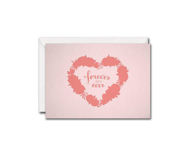 Forever and ever Friendship Customized Greeting Card