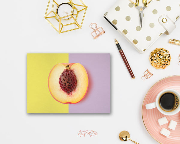 Lemon Slice in Half Food Customized Gift Cards