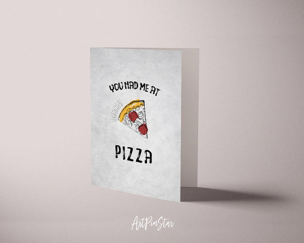 You are the apple of my pie Food Customized Gift Cards