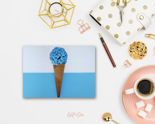 Green Apple Slice in Half Food Customized Gift Cards