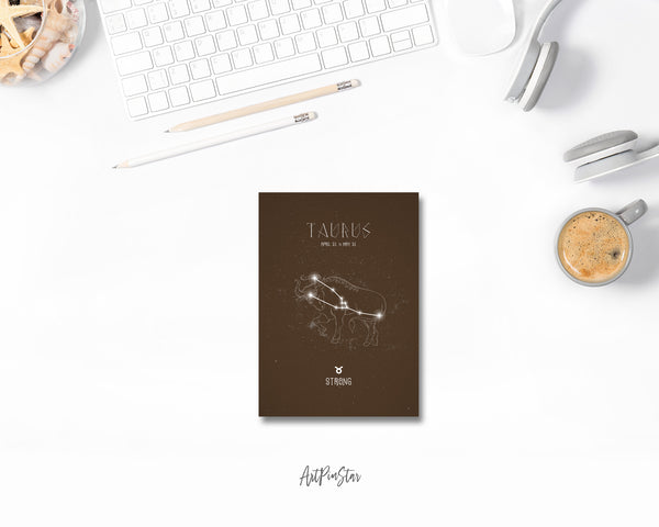 Astrology Taurus Prediction Yearly Horoscope Art Customized Gift Cards