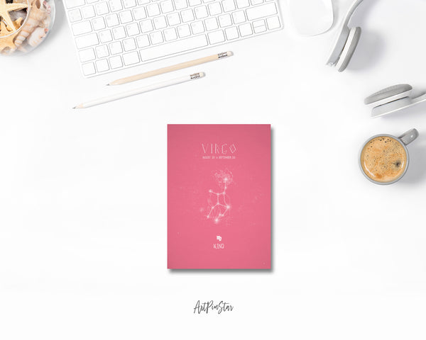 Astrology Virgo Prediction Yearly Horoscope Art Customized Gift Cards