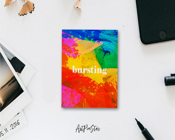 Bursting Artwork Greeting Cards Personalized Art Prints Posters