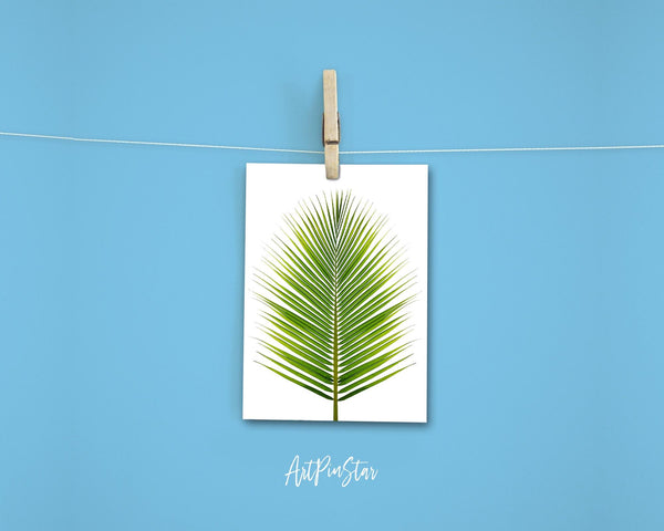 The Coconut Palm Leaves Botanical Garden Customized Greeting Card