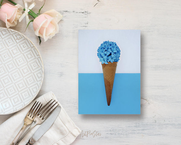 Green Apple Slice in Half Food Customized Gift Cards