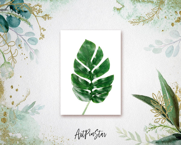 Tropical Palm Leaf Botanical Garden Customized Greeting Card