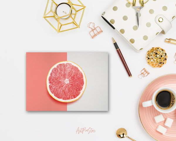 Peach Slice in Half Food Customized Gift Cards