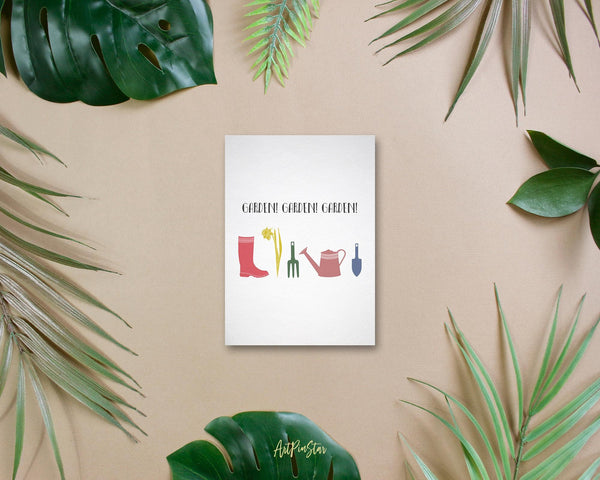 Garden Garden Garden Botanical Garden Customized Greeting Card