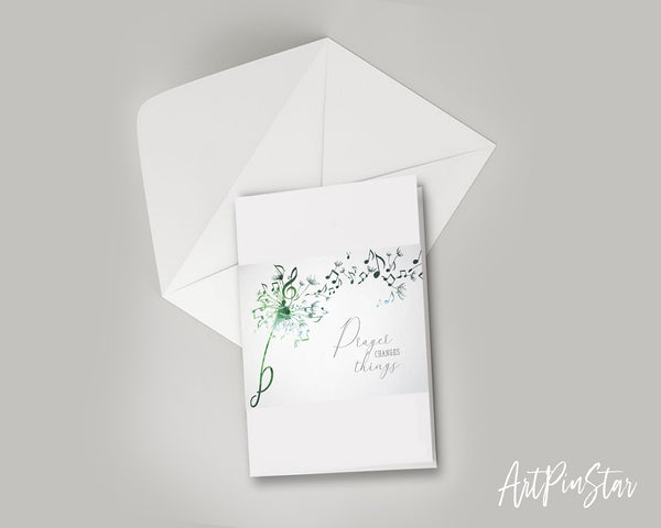 Inspiring Music Quote Letter P Symbol Prayer changes things